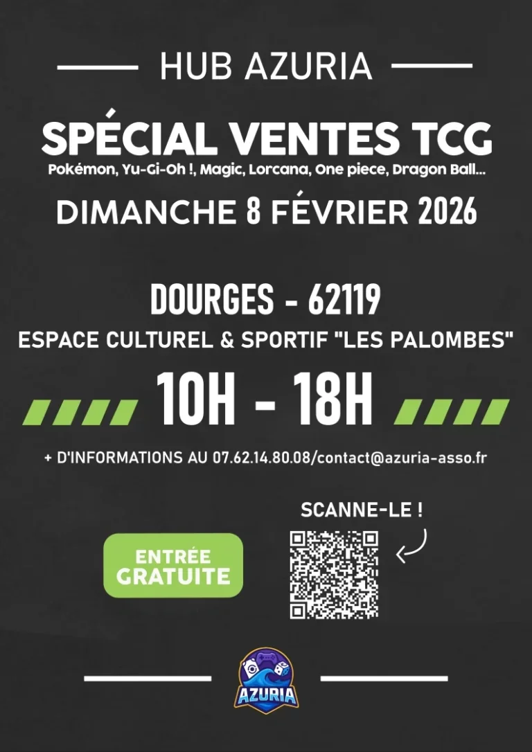 Affiche Hub Azuria : Spécial Ventes TCG 2026