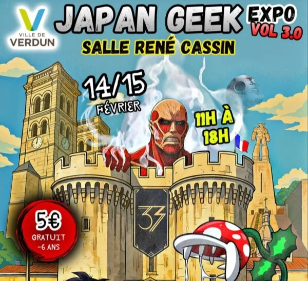 Affiche Japan Geek Expo Verdun