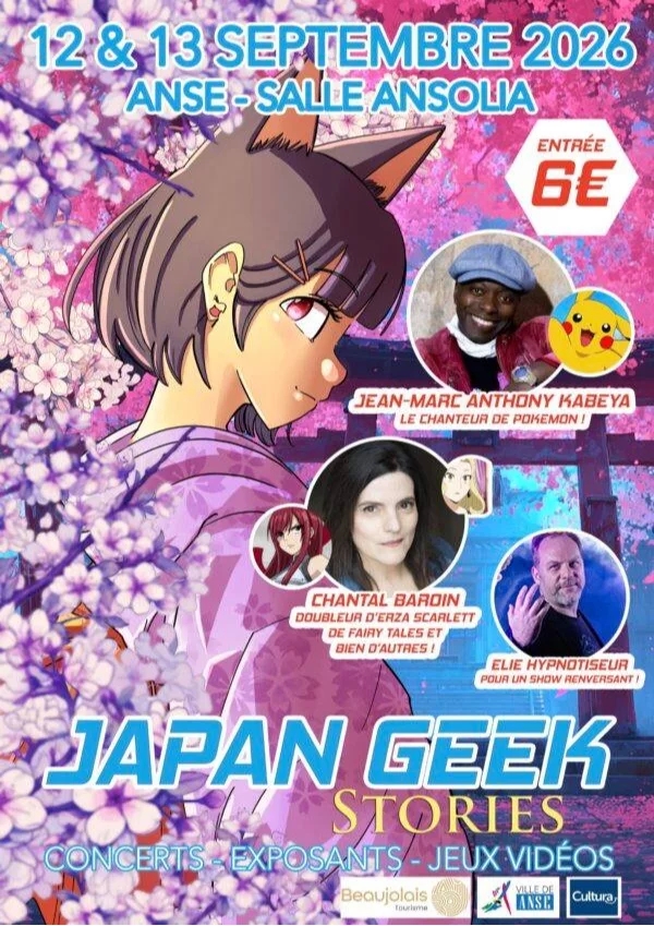 Affiche Japan Geek Stories Anse 2026
