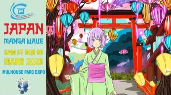 Affiche Japan Manga Wave Mulhouse 2026
