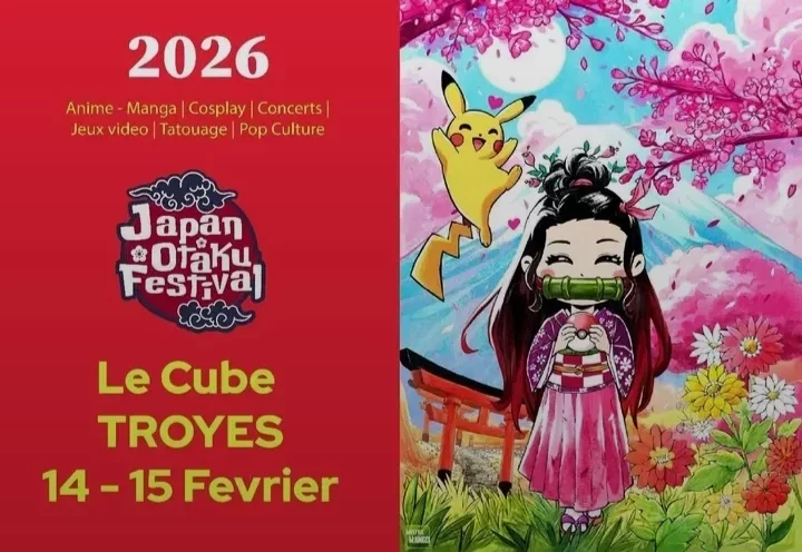 Affiche Japan Otaku Festival - Troyes 2026