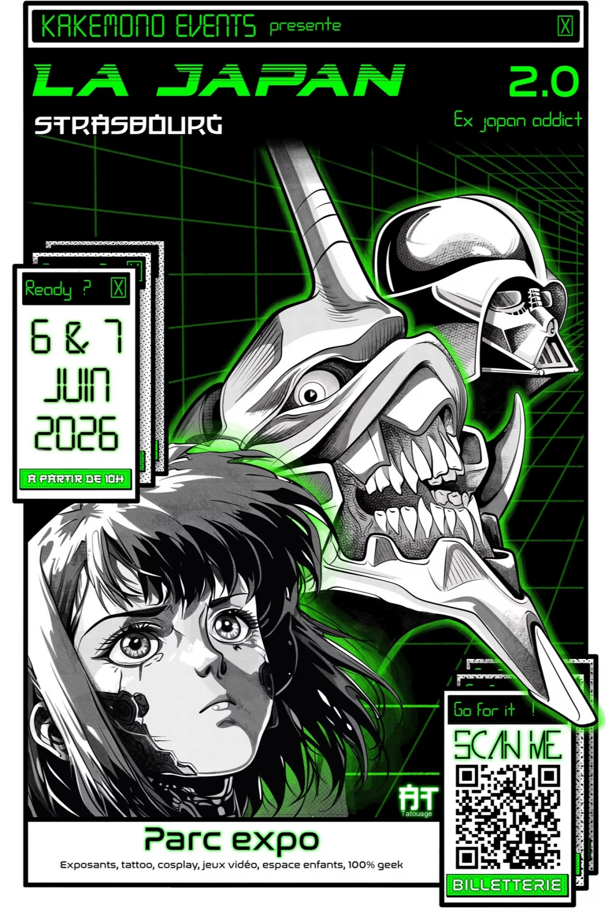 Affiche La Japan : robots et vaisseaux 2026