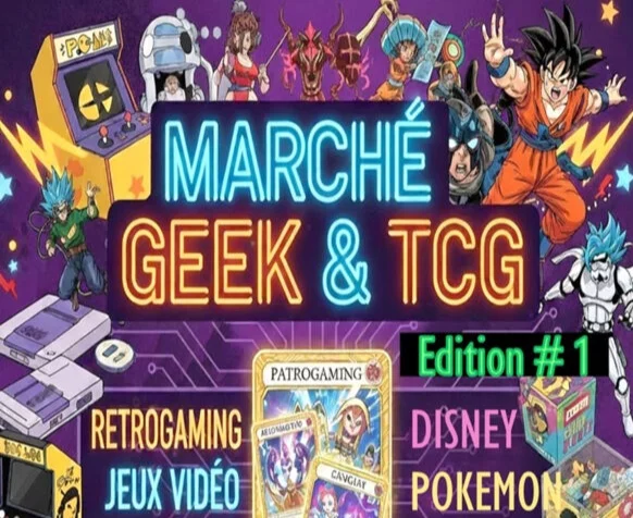 Affiche Marché Geek & TCG