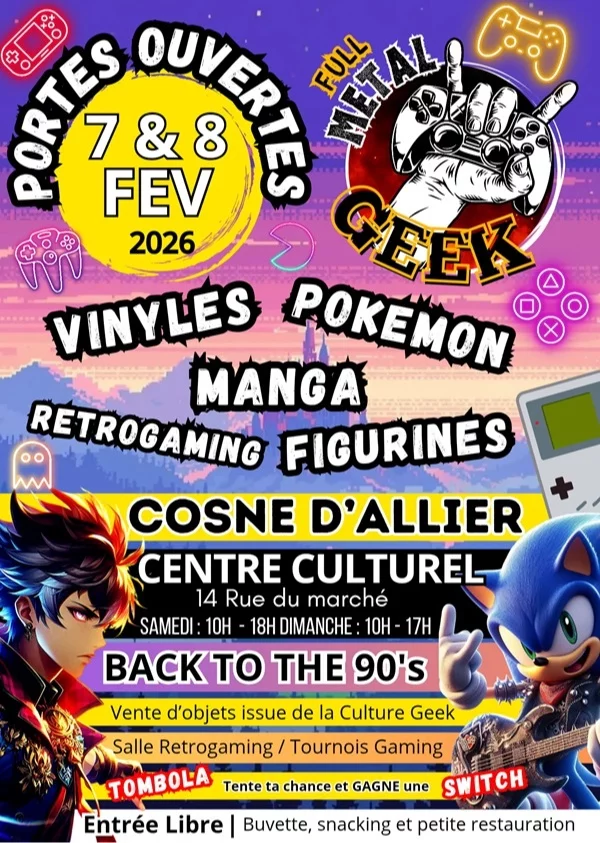 Affiche Porte Ouverte Full Metal Geek 2026