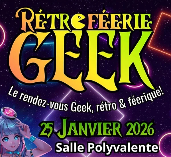 Affiche Rétro Féerie Geek Vitteaux