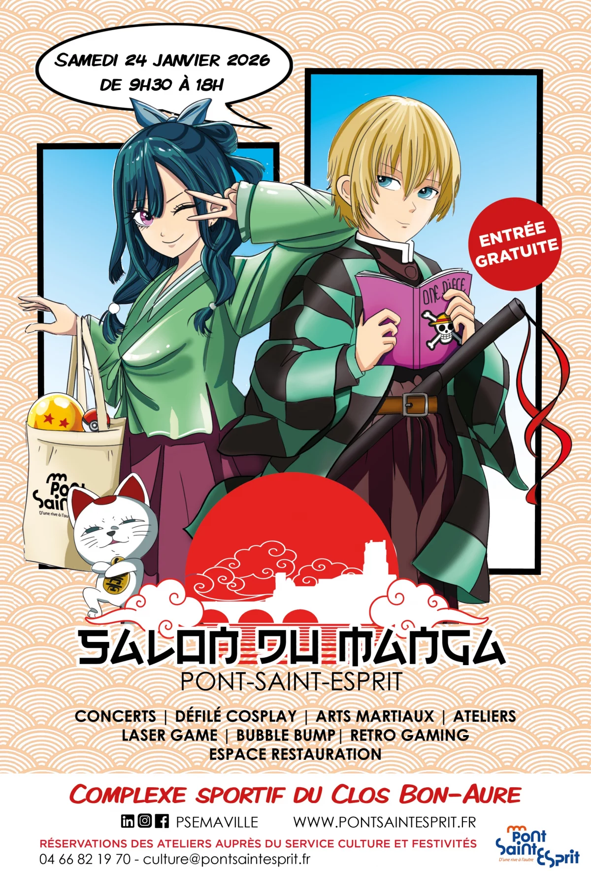 Affiche Salon du Manga 2026