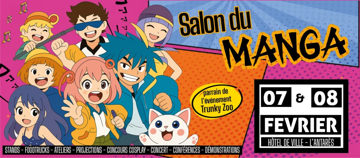 Affiche Salon du Manga 2026