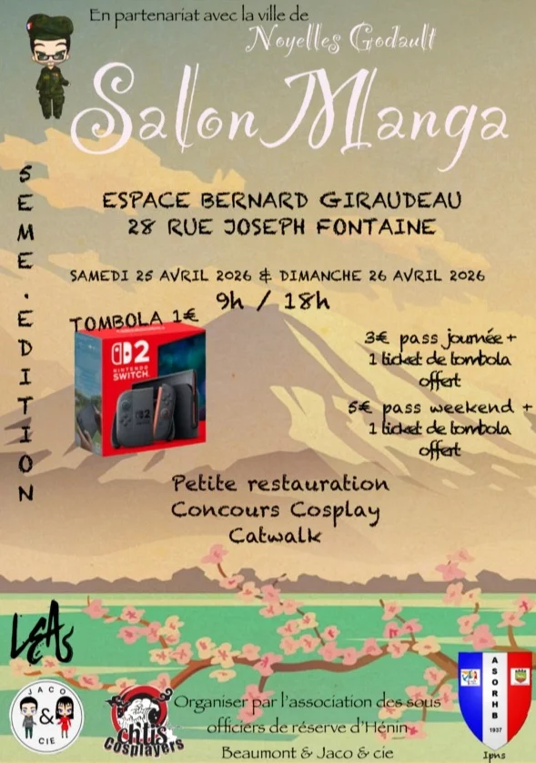 Salon Manga Noyelles Godault 2026