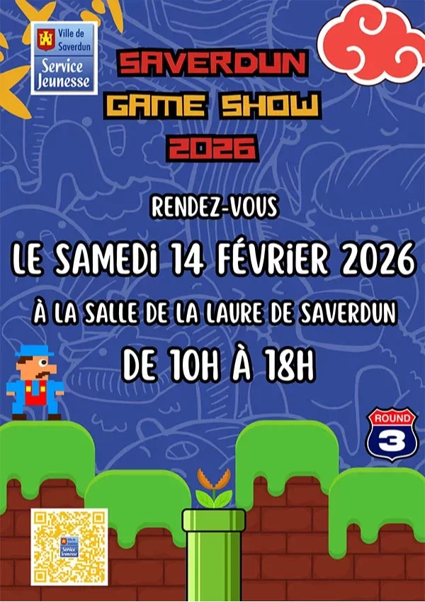Affiche Saverdun Game Show 2026