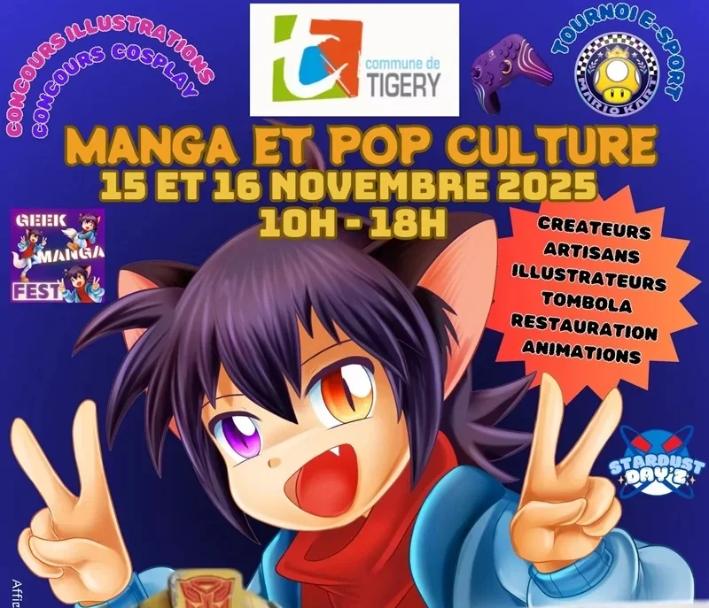 Affiche Tigery Manga et Pop Culture