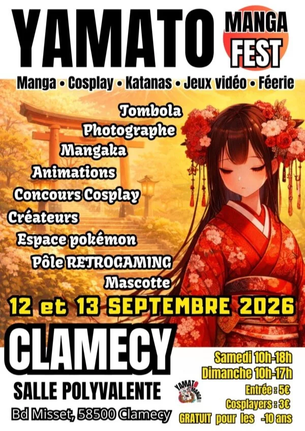 Yamato Manga Fest - Clamecy 2026