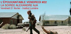 Affiche Cinéma à Lyon - soirée Alexandre AJA à l'institut Lumière