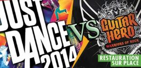 Affiche Lundi Bloggame - Just Danse vs Guitar Hero
