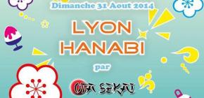 Affiche Lyon Hanabi - Kermesse Japonaise