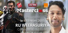 Masterclass Jeux Vidéo avec avec Ru Weerasuriya, cofondateur du studio Ready at Dawn