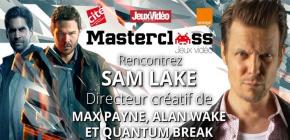 Masterclass de Sam Lake directeur créatif de Max Payne, Alan Wake et Quantum Break