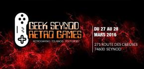 Affiche Salon du Geek Seynod Retro Game