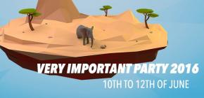 Affiche Very Important Party 2016 - demoparty
