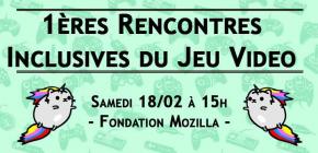 Affiche 1ères Rencontres Inclusives du Jeu Vidéo