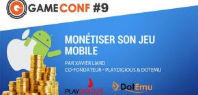 Affiche Game Conf #9 - Monétiser son jeu mobile