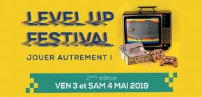 Affiche LEVEL UP ! Festival, jouer autrement