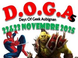 Affiche Days of the Geeks Aubignan 2025