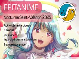 Affiche Nocturne Epitanime Saint Valentin 2025