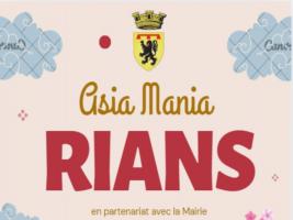 Affiche Asia Mania Rians 2025