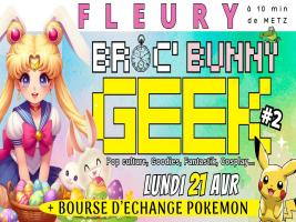 Le Broc' Bunny Geek - Fleury 2025 se tiendra le 21 avril 2025 à Fleury, réunissant passionnés de geek, pop culture, et univers imaginaires.