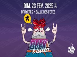 Affiche Geek and Collect 2025 - Vide Grenier pour Geeks