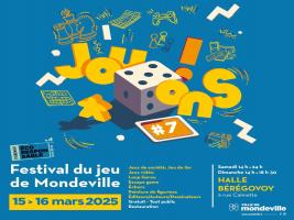 Affiche Jouons ! Festival du jeu de Mondeville 2025