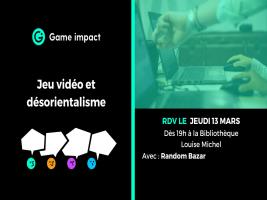 Affiche Jeu Vidéo et Désorientalisme 2025