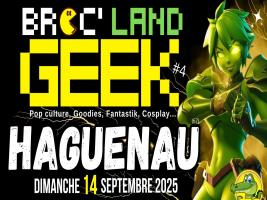 Ne manquez pas Broc'Land Geek - Haguenau qui se déroulera le 14 septembre 2025 à la Halle aux Houblons