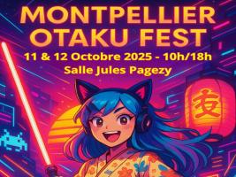 Affiche Montpellier Otaku Fest 2025