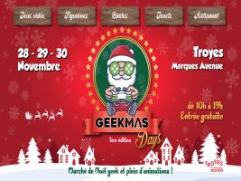 Affiche Geekmas Days Troyes 2025