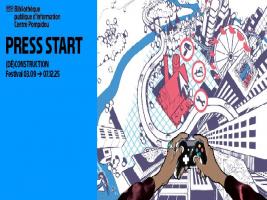 Affiche Press Start - (Dé)construction 2025
