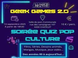 Affiche Geek Games 2025