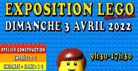 La 4ème exposition Lego et bourse jouets anciens culture Geek aura lieu le 3 avril 2022 à Fontaine-sur-Saône