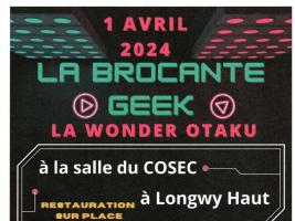 Affiche La Brocante Geek - La Wonder Otaku