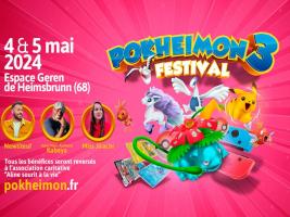 Le Festival Pokheimon 2024 aura lieu à Heimsbrunn du 4 au 5 mai 2024. Cette convention familiale est dédiée aux monstres de poche et propose de nombreuses animations tout au long du week-end pour les petits et les grands (et les grands petits aussi). Par ailleurs, une grande scène sera animée tout au long de l’événement.