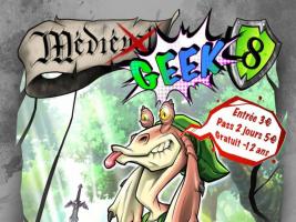 Vous êtes invités du 9 au 10 novembre 2024 à la huitième édition de Médié-Geek, un festival qui regroupe l'univers Médiéval, héroïque fantaisie et l'univers geek 