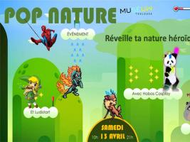 Affiche Pop nature au Muséum !