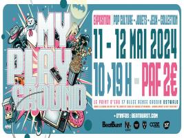 Affiche My Playground 2024 - pop culture, jouets et collection