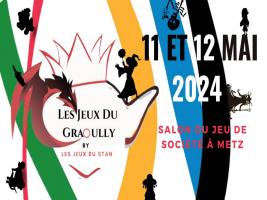 Les jeux du Stan sont ravis de vous inviter du 11 au 12 mai 2024 aux Jeux Du Graoully, le premier Salon du Jeu de Société dans les nouveaux locaux de la tribune du Stade St Symphorien - Metz.