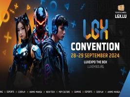 LGX Convention - 6th edition - Luxembourg Gaming Xperience revient en 2023 : les 28 et 29 octobre, retrouvez ce grand événement qui sera une fois de plus dédié au Gaming, aux nouveautés technologiques et à la VR pour sa cinquième édition