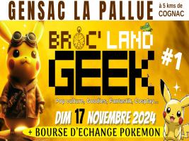 Affiche Broc'land GEEK - Gensac La Pallue 2024