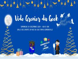 Affiche Gondreville est ludique fait son vide grenier Geek