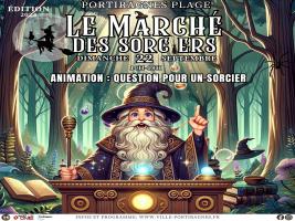 Affiche Le Marché des Sorciers 2024