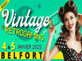 Affiche Market Vintage et Retrogaming - Belfort 2025