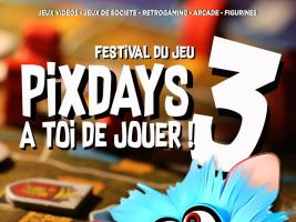 Affiche PixDays 3 - A toi de jouer
